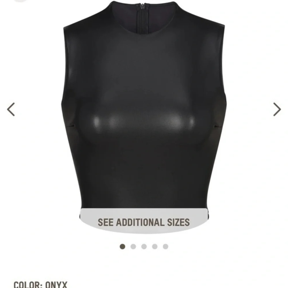 SKIMS CREW NECK CROPPED TOP - Picture 3 of 4